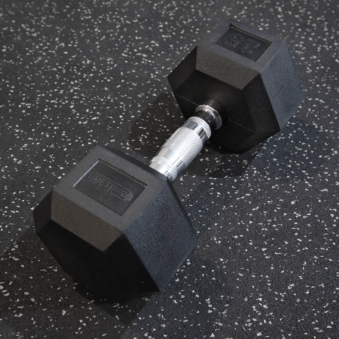 Rubber Hex Dumbbells [Each Piece]