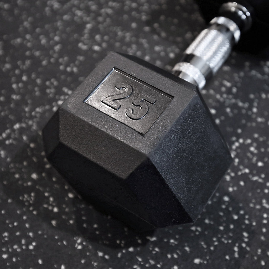 Rubber Hex Dumbbells [Each Piece]