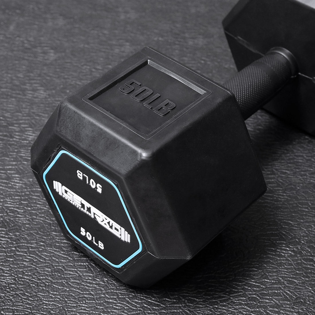 15 LB Rubber-Grip Hex Dumbbell [pc] (RHDR-015LB)