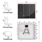 Rich Solar MEGA 50 Watt Solar Panel