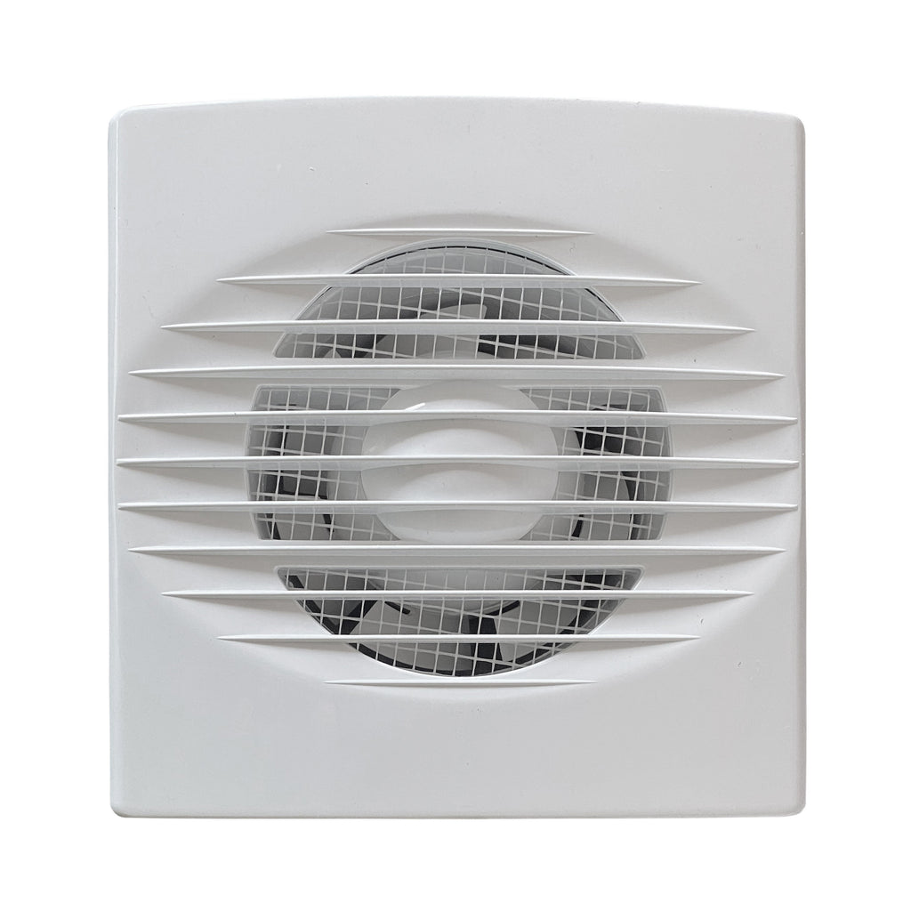 Through Wall Ventilation Kit RICO Timer and Humidistat Fan with Graphite External Vent