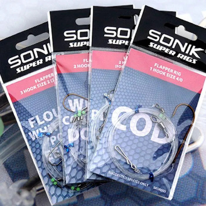 Sonik 2 Hook Flapper 1/0 (1 up 1 down)