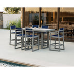 EDGE Sling 7-Piece Bar Table Set
