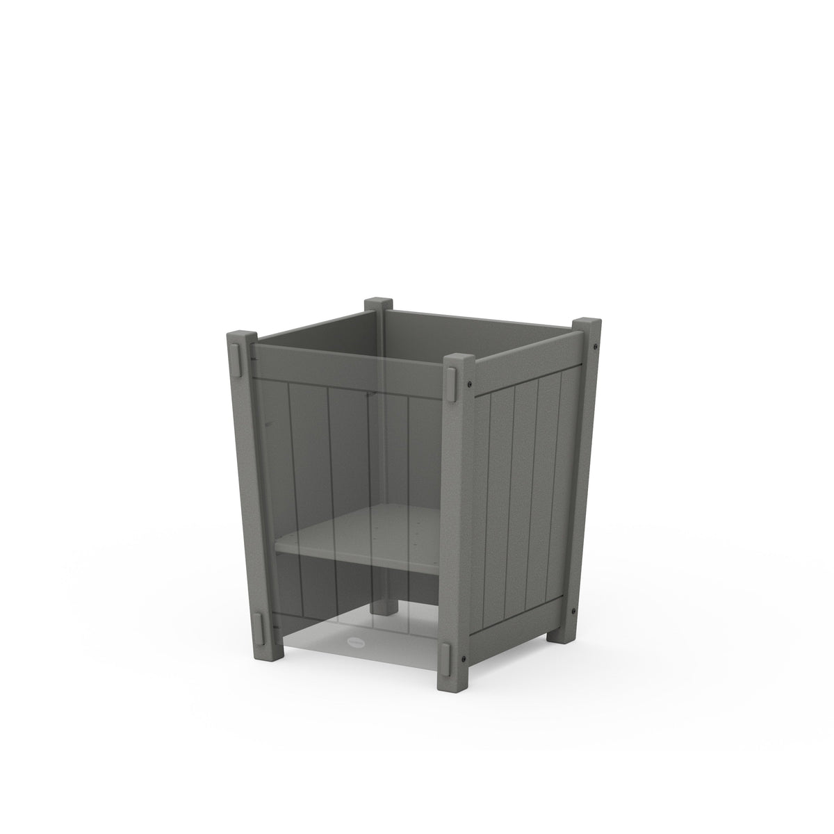 Vineyard Large Tapered Square Short Planter Box