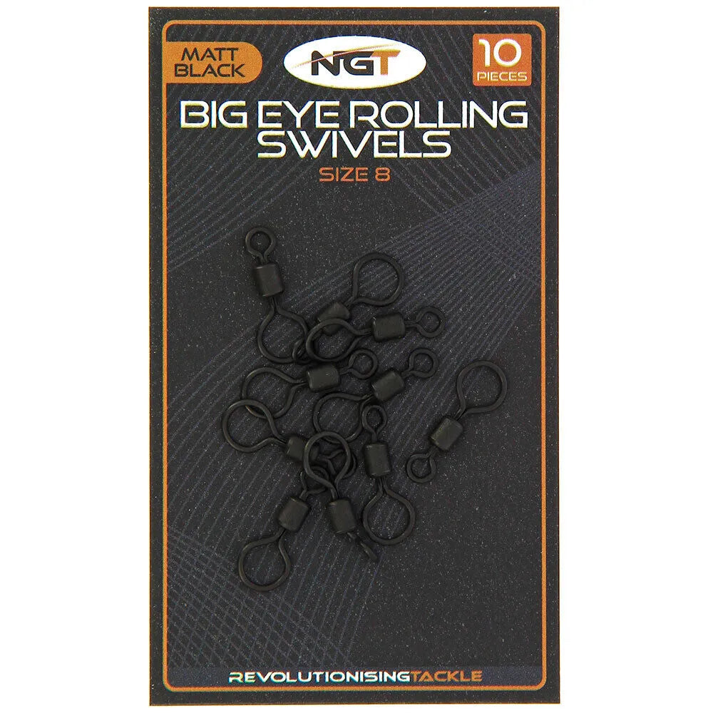NGT Rolling Ring Swivels Size 8