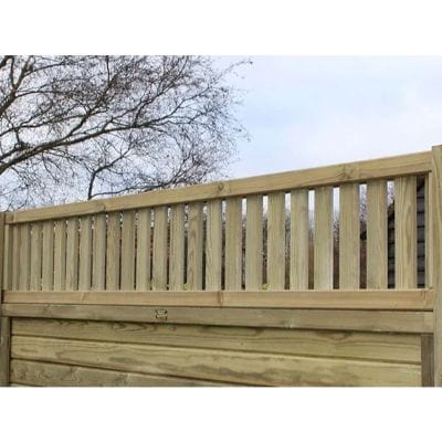 Roman Fence Panel Topper - 0.33m x 1.83m