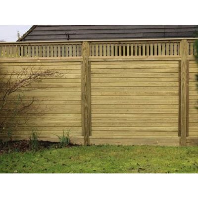 Roman Fence Panel Topper - 0.33m x 1.83m