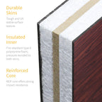 Rosewood Door Panel Cut-to-Size