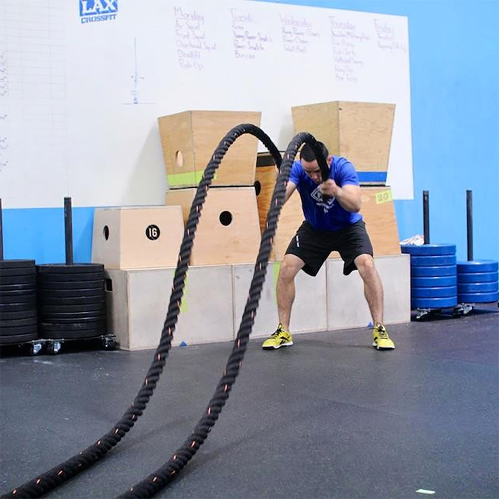 1.5" x 30' Elite Black Battle Rope (RPBX30-1.5)