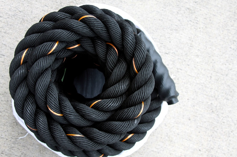 2.0" x 50' Elite Black Battle Rope (RPBX50-2.0)