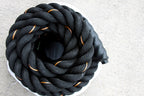 1.5" x 50' Elite Black Battle Rope (RPBX50-1.5)