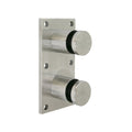 FHC Glass Rail Standoffs 2" Diameter with Mounting Plate