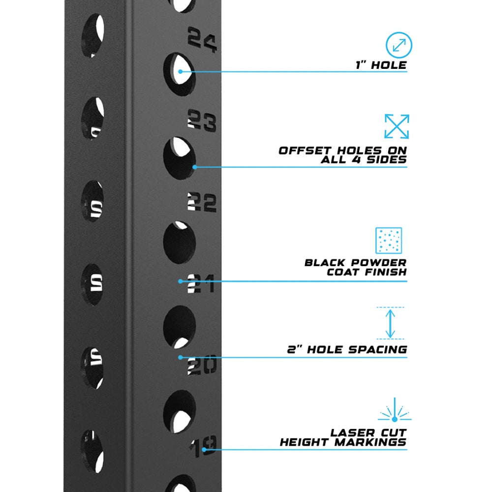 RX3 Black 84" Upright