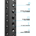RX3 Black 84" Upright