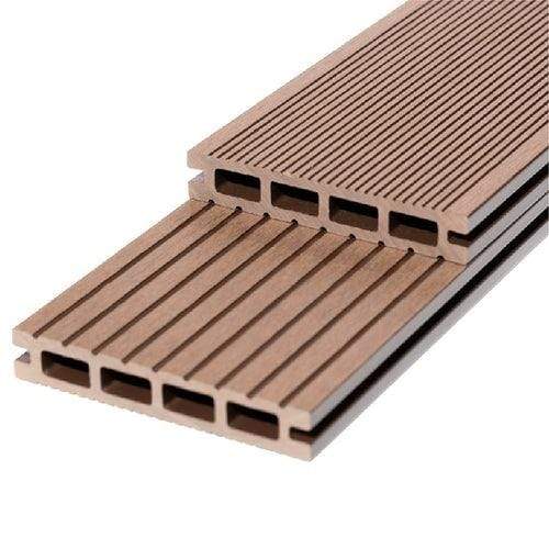 RynoTerrace Classic Grooved Reversible Composite Deck Board Sample