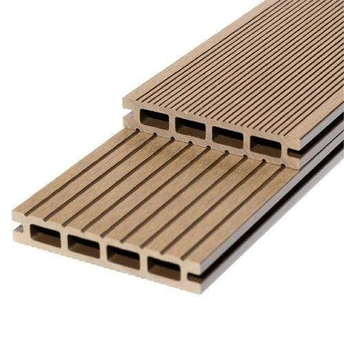 RynoTerrace Classic Grooved Reversible Composite Deck Board Sample