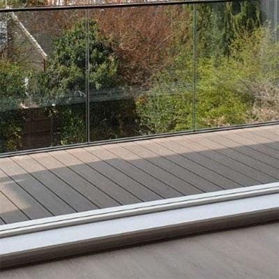 RynoTerrace Signature Woodgrain Reversible Composite Deck Board Sample