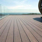 RynoTerrace Signature Woodgrain Reversible Composite Deck Board Sample