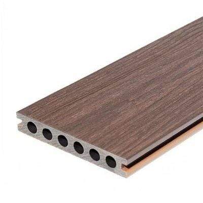 RynoTerrace Signature Woodgrain Reversible Composite Deck Board Sample