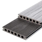 RynoTerrace Signature Woodgrain Reversible Composite Deck Board Sample