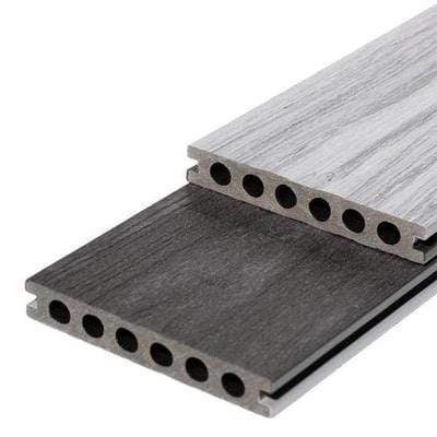 RynoTerrace Signature Woodgrain Reversible Composite Deck Board Sample