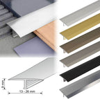 A56 26mm Anodised Aluminium Threshold Trim T Bar Transition Strip For Tiles