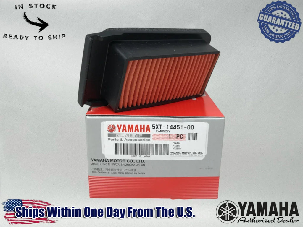 Yamaha OEM (08-25) XT250 Air Filter Element 5XT-14451-00-00