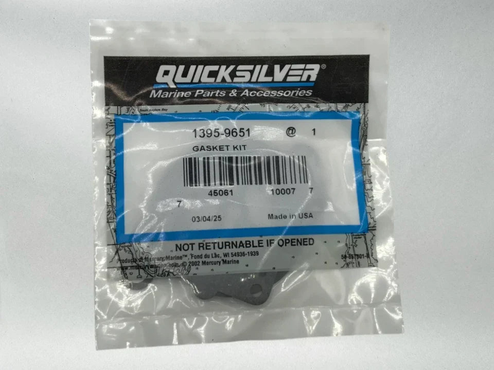 Mercury Genuine OEM Mercruiser Marine Force Carb Carburetor Gasket Set 1395-9651