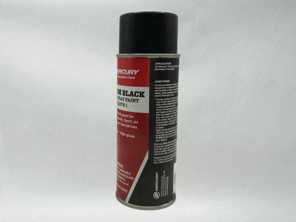 Mercury Genuine Phantom Black GlossEngine Spray Paint Can Factory Color 8028781