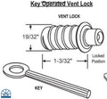 S1014 - Vent Lock -Window Operating Control Device (WOCD) Mighton