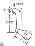 S1040 - Amesbury Truth Casement Awning Operator Handle Ada 11/32 Spline