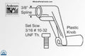 S1049 Andersen Casement and Awning Operator Handle