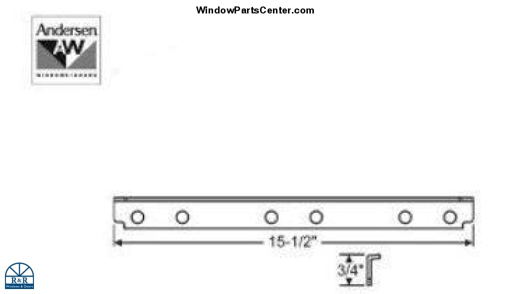 S1054 Andersen Casement Straight Arm Operator Track