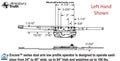S1067 Amesbury Truth Encore Casement Dual Arm Low Profile Operator Left Window Parts
