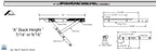 S1090 - Roto 10" HP200 Track and Arm Casement Hinge Assembly