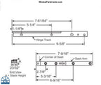 S1090 - Roto 10" HP200 Track and Arm Casement Hinge Assembly