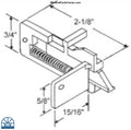 S1106 Slide Tilt Latch Set Double Hung and Single Hung Window Top and Side Mount Better Bilt