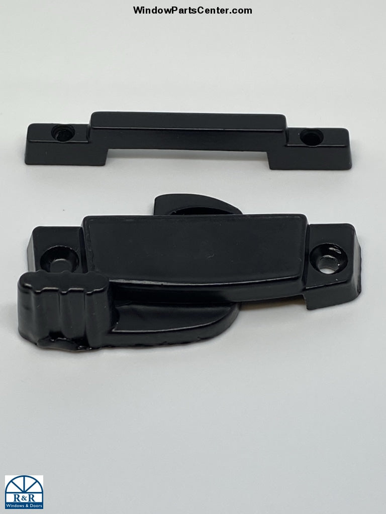 S1112 Black Zinc Die Cast Window Sweep and Sash Lock