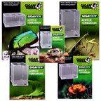 GIGANTERRA Easy Assemble Acrylic Clear Terrarium For Reptiles