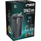 Sicce Space Eko+ Canister Filter for Aquariums & Turtle Tanks