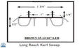 S3001 Therma Tru Door Sweep Long Reach Kerf Sweep