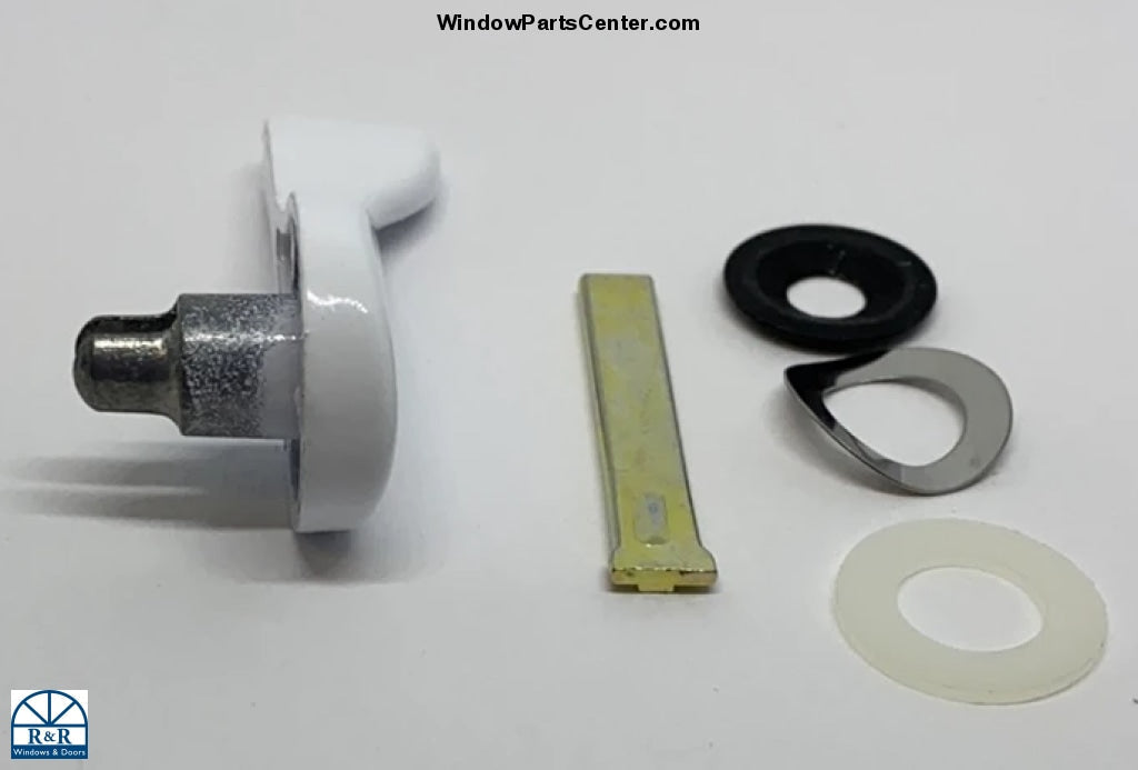 S3019 - Patio Door Handle Thumb Turn Replacement Kit With Full Tail Amesbury Truth