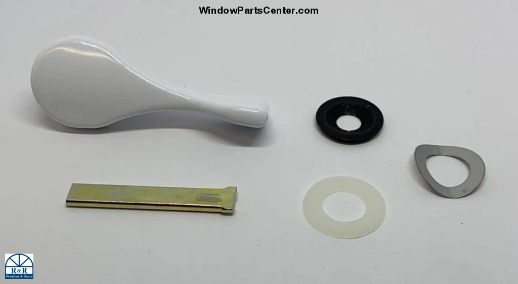 S3019 - Patio Door Handle Thumb Turn Replacement Kit With Full Tail Amesbury Truth - R&R Photo Copyright 2/9/21