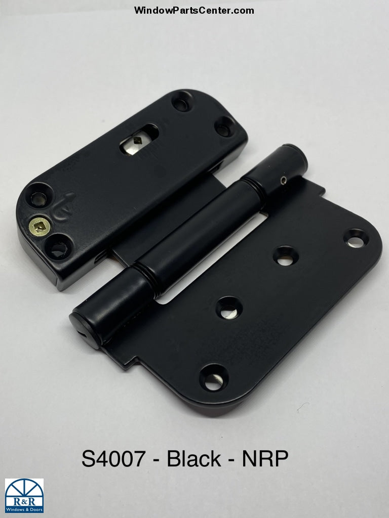 HG210 HG200 S4005 S4006 S4007 S4008 - Amesbury Truth Dual Adjustable Door Hinge Black / Steel Non Removeable Pin