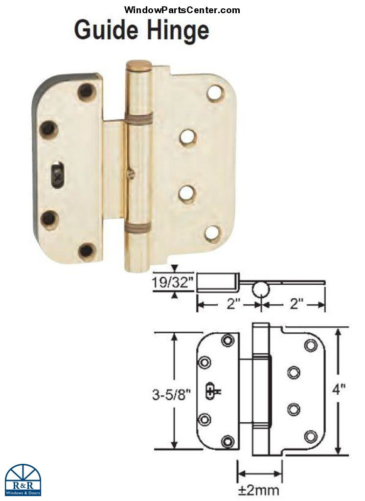 S4010 HTL Ultimate 2-D Hinge - Hoppe Guide Hinge Adjustable