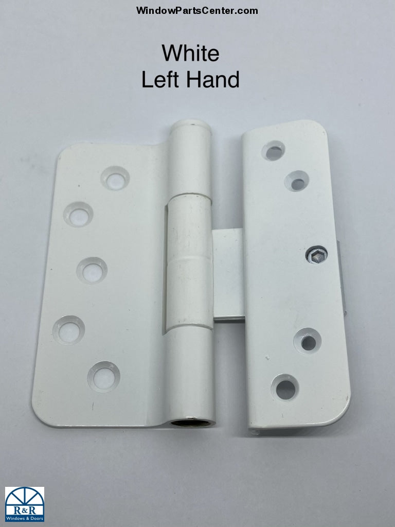 S4017 - Pivot True V200 Two Way Adjustable Door Hinge Ashland White / Left Hand