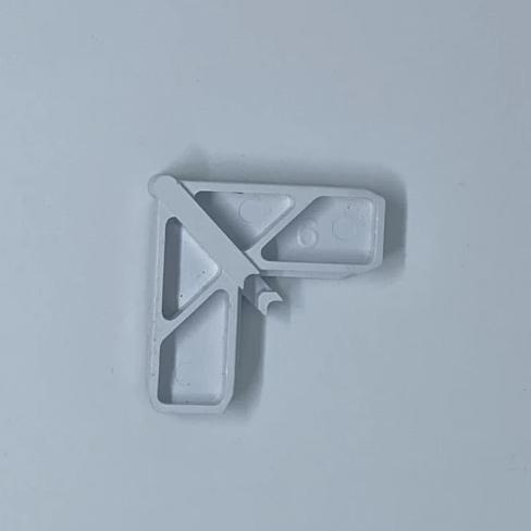 S6010 - Outside Plastic Mitered ScreenCorner for 1 inch Frame