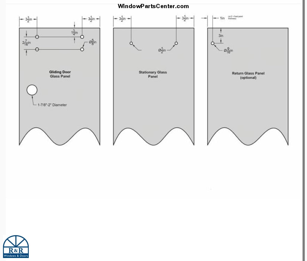 S800 - Brixwell 22-268BNK and 22-268BCH GLIDING SHOWER DOOR SYSTEM