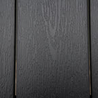 Outdoor Dining Table for 6, Patio Rectangular Table, 55" L x 35.5" W x 29.25" H, Black