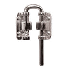 FHC Sliding Door Loop Lock 1-1/8" - Nickel Plated - S4377
